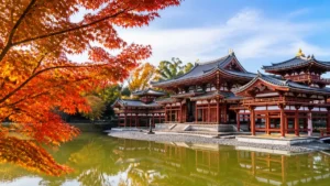 平等院鳳凰堂紅葉は11月中旬〜12月上旬｜約200本と内部拝観300円、2026年秋は夜間拝観なしのアイキャッチ画像