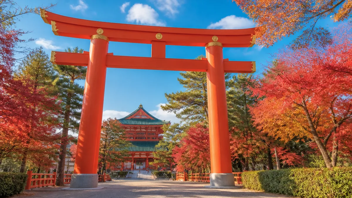 平安神宮紅葉は例年11月中旬|神苑600円と11月の入苑16:30、駐車場なしで組む段取りのアイキャッチ画像