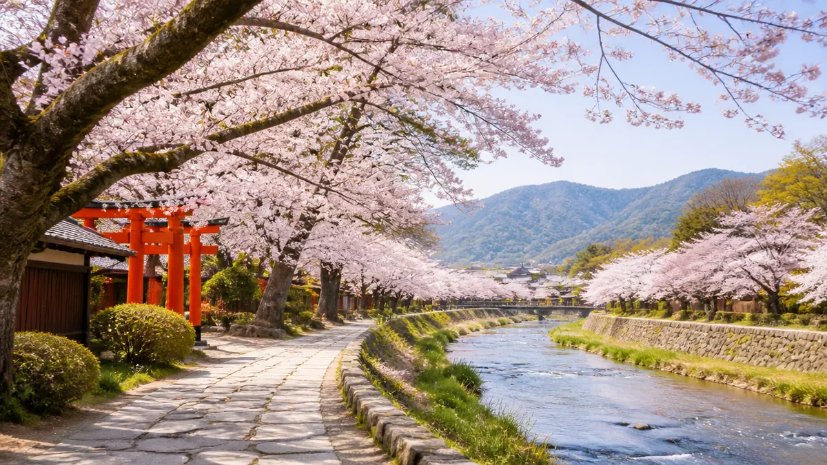 京都桜おすすめコースの全体像｜5か所を「東山・御室・醍醐」の3エリアに分けるの解説画像