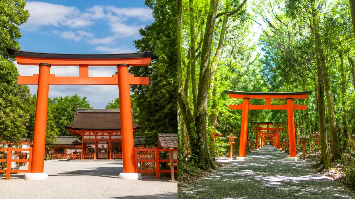 上賀茂神社と下鴨神社の違いは?祭神・文化財・開門時間を1表で比較の解説画像