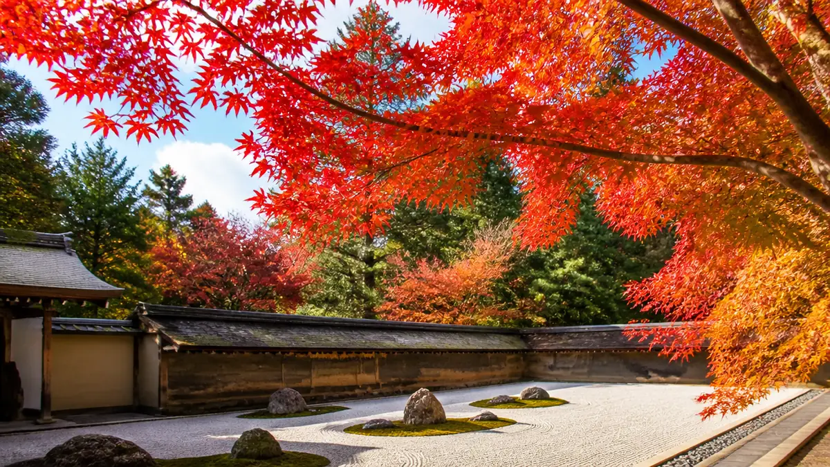 龍安寺紅葉の見頃はいつ?例年の目安と2026年の予想の解説画像