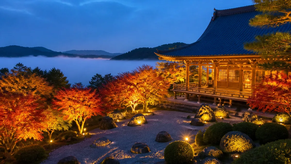 京都 10月 観光おすすめは下旬の夜と郊外が軸|時代祭のあとに回る仁和寺・宇治・保津川・美山の段取りのアイキャッチ画像