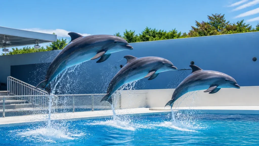 京都水族館所要時間は公式で1時間30分〜2時間｜イルカ3回と鉄道博物館の回し方のアイキャッチ画像