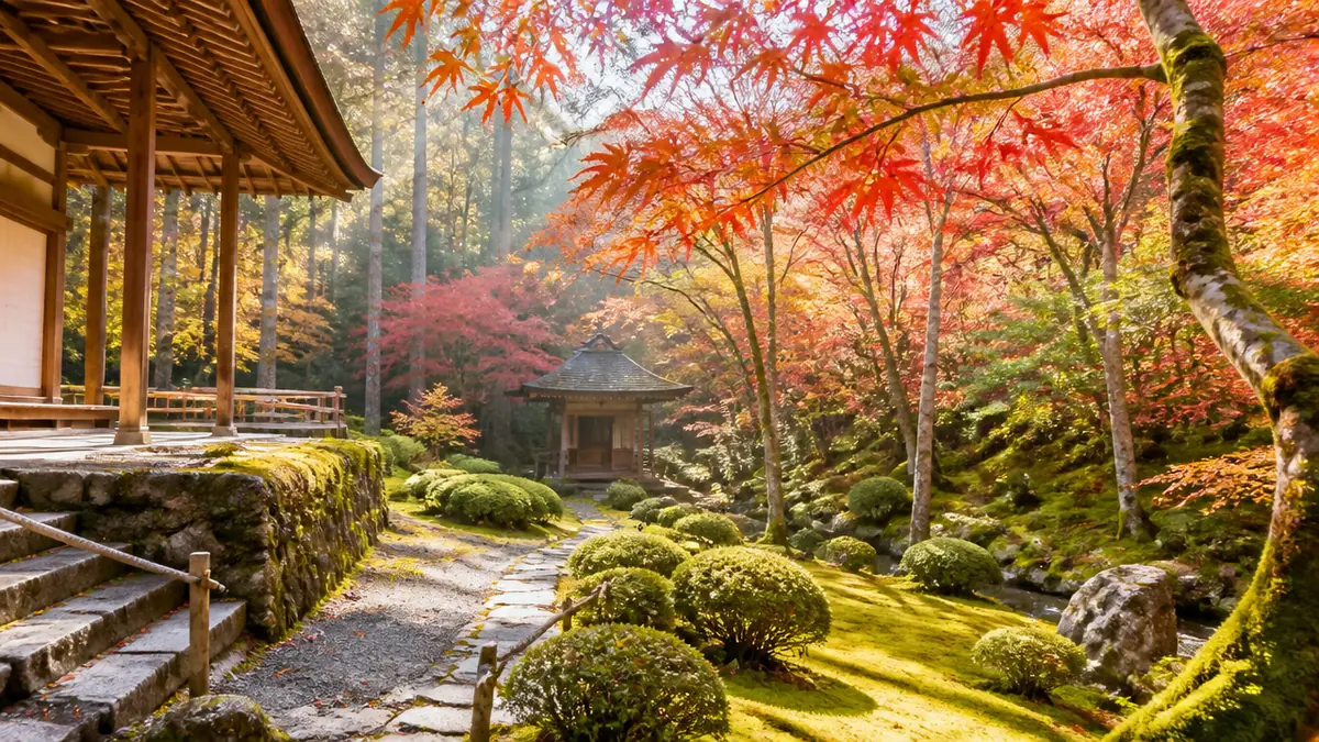 大原・三千院を朝いちばんに歩くにはどう動く?の解説画像