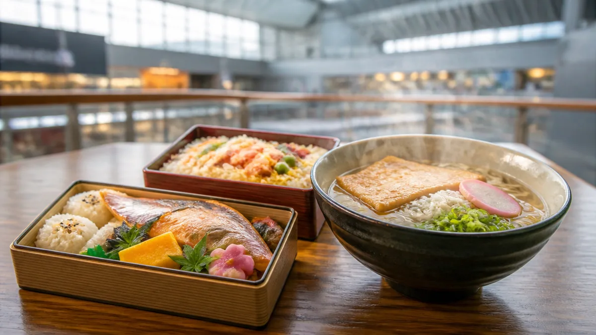 京都駅改札内で食事できる場所は3エリアに分かれるの解説画像