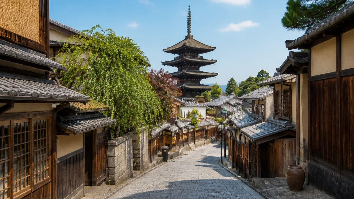 三年坂 京都のどこにある？産寧坂と呼ばれる坂の位置と町並みの解説画像